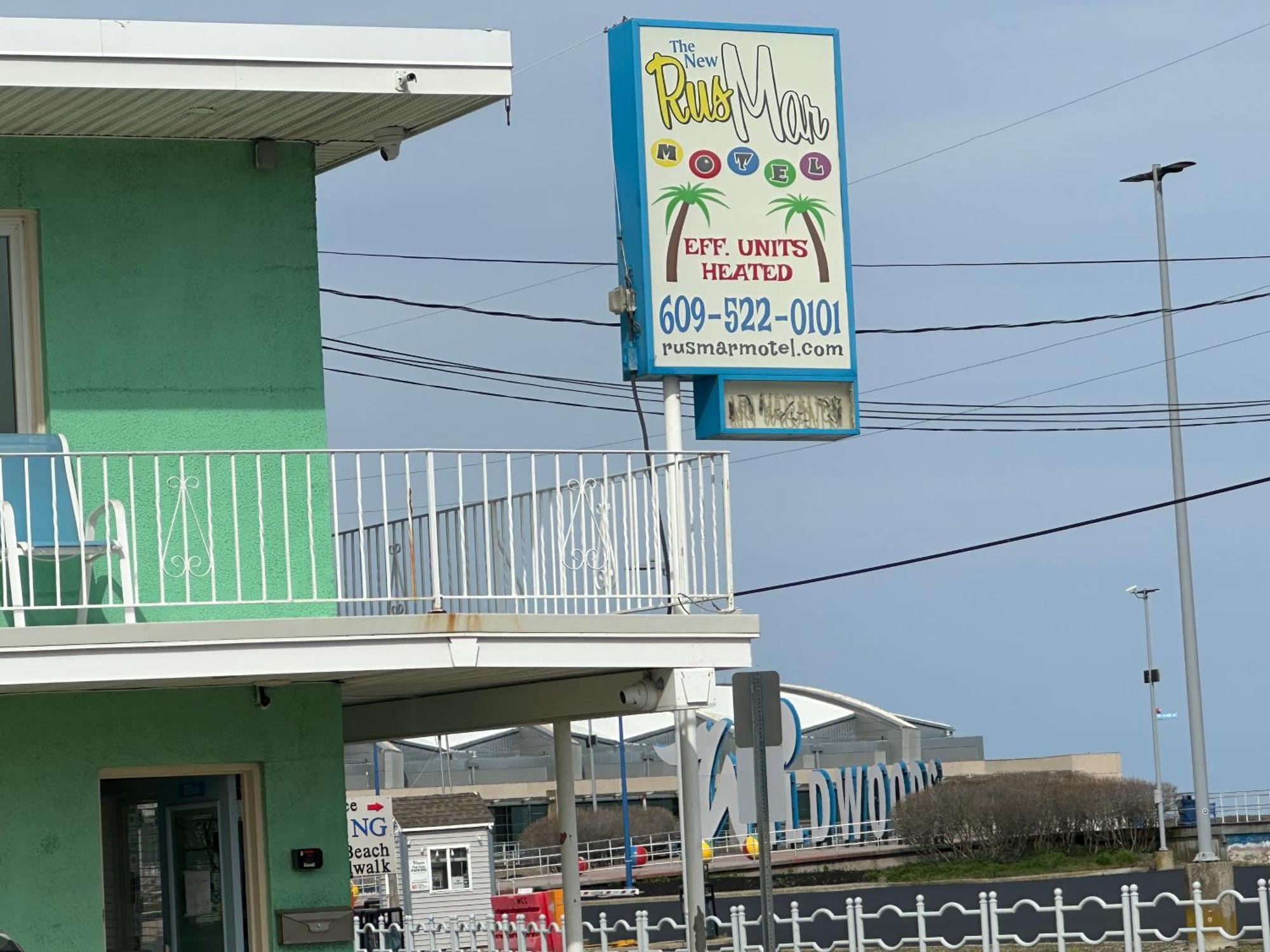 Rus Mar Motel Wildwood Beach & Boardwalk מראה חיצוני תמונה