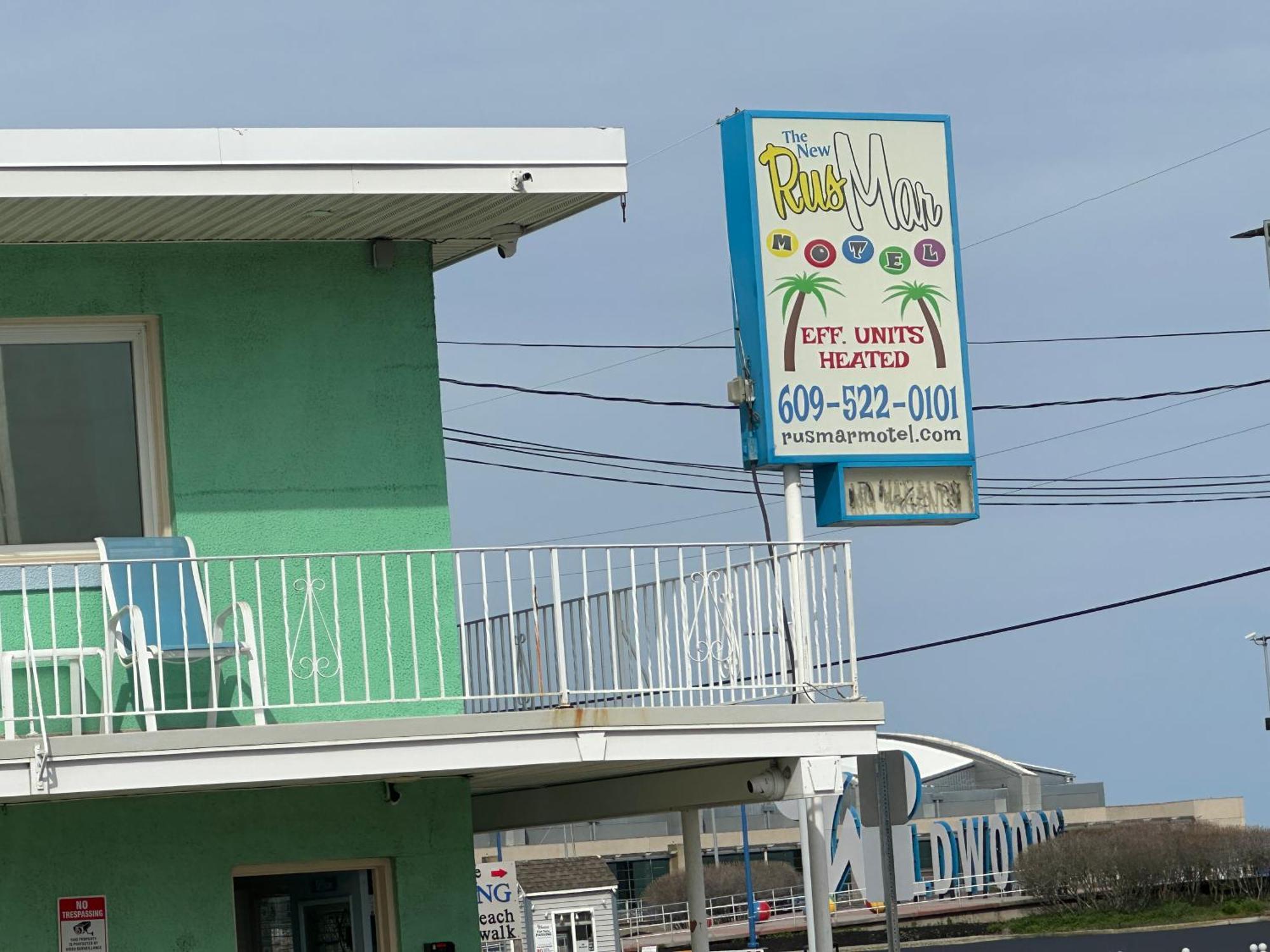Rus Mar Motel Wildwood Beach & Boardwalk מראה חיצוני תמונה
